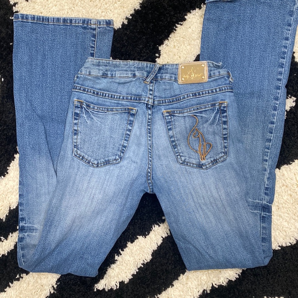☆VINTAGE Y2K BABY PHAT FLARE JEANS ☆